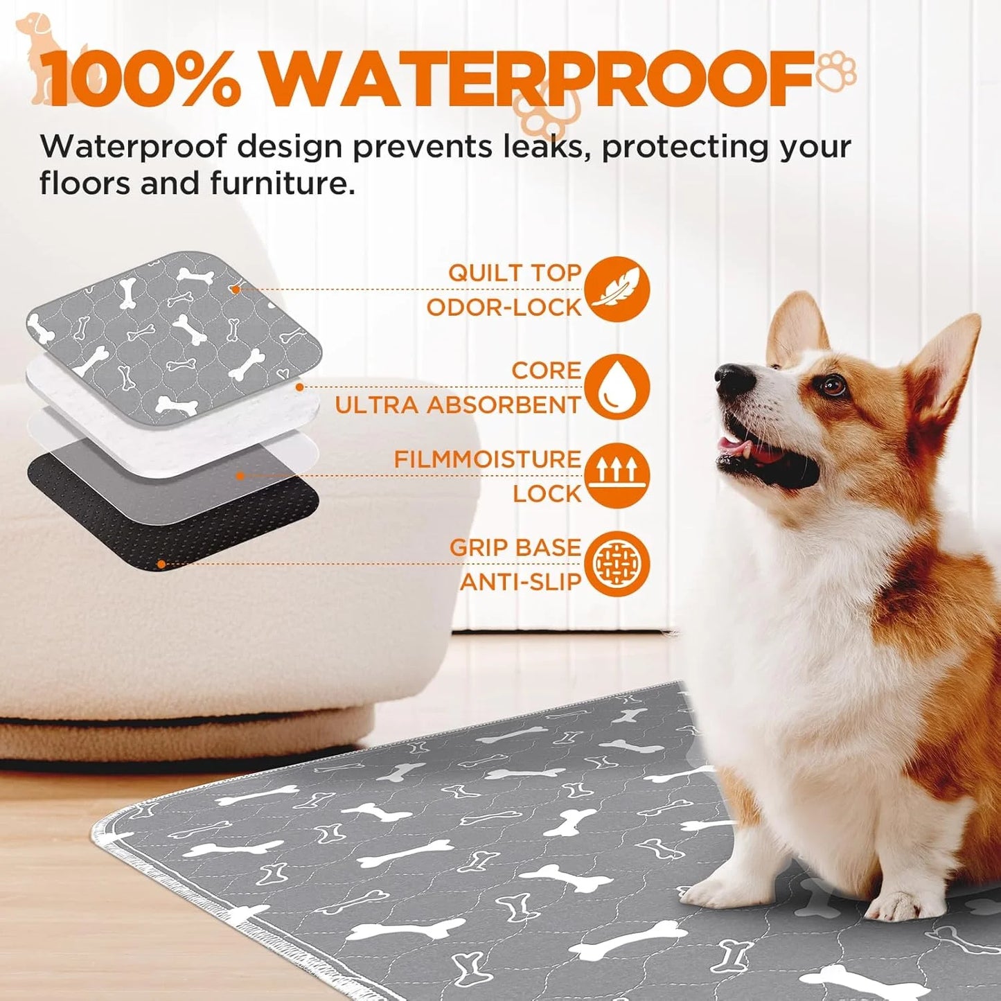 PawShield™ Washable Pee Pads